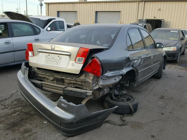 1HGES26774L019845 - 2004 HONDA CIVIC EX TAN photo 4