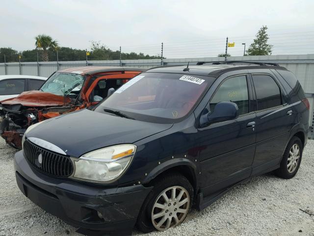 3G5DA03E25S509844 - 2005 BUICK RENDEZVOUS BLUE photo 2