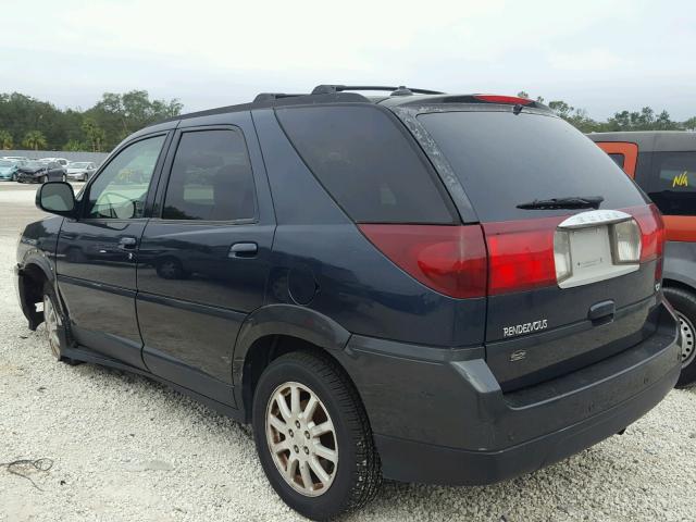 3G5DA03E25S509844 - 2005 BUICK RENDEZVOUS BLUE photo 3