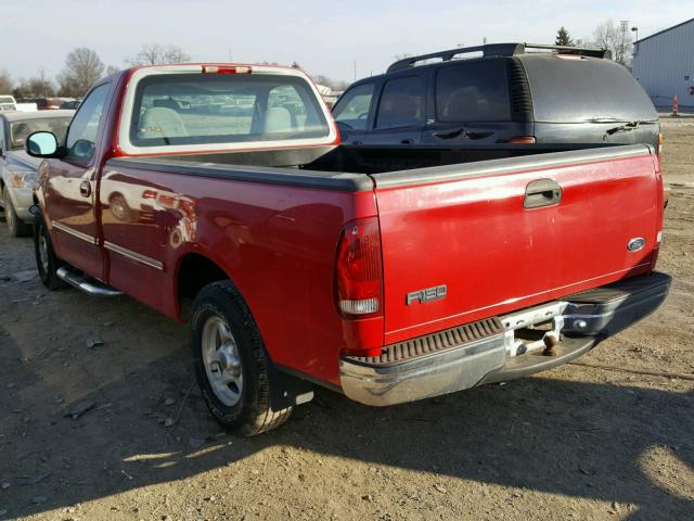 2FTZF176XWCA41436 - 1998 FORD F150 RED photo 3