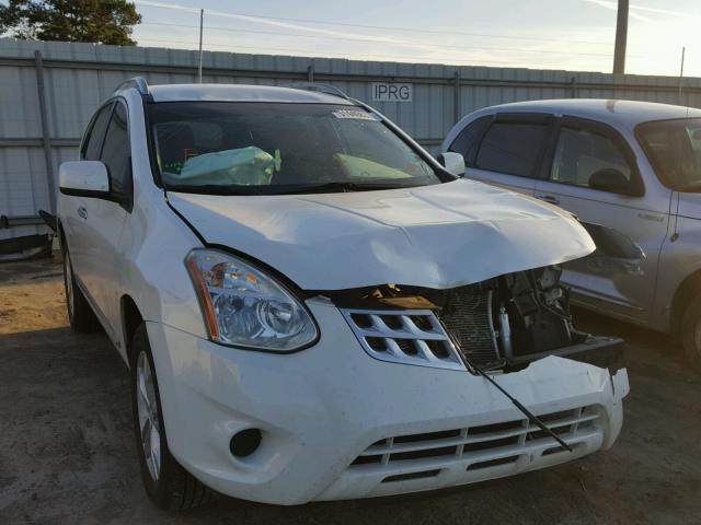 JN8AS5MT5CW256155 - 2012 NISSAN ROGUE S WHITE photo 1