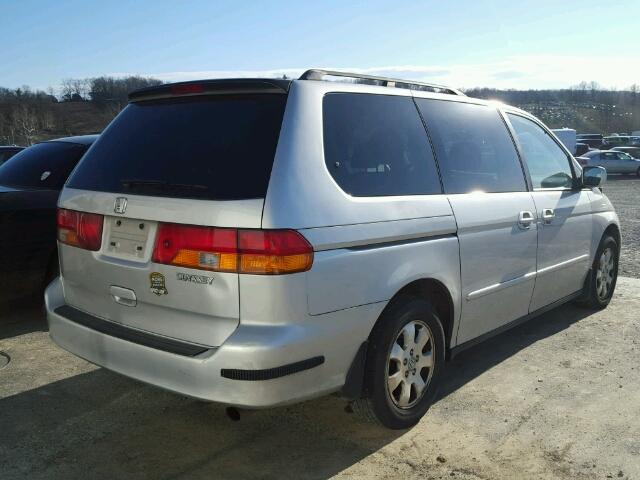 5FNRL18834B150903 - 2004 HONDA ODYSSEY EX SILVER photo 4