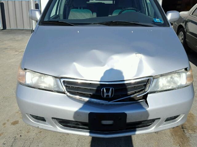 5FNRL18834B150903 - 2004 HONDA ODYSSEY EX SILVER photo 7