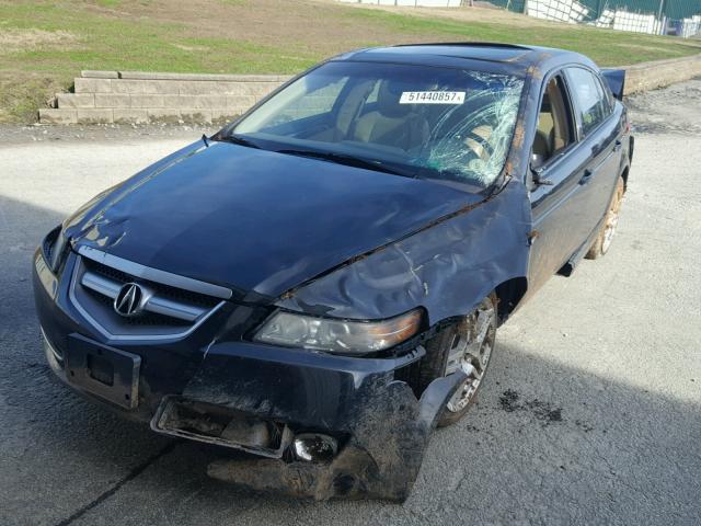 19UUA66208A008276 - 2008 ACURA TL BLACK photo 2