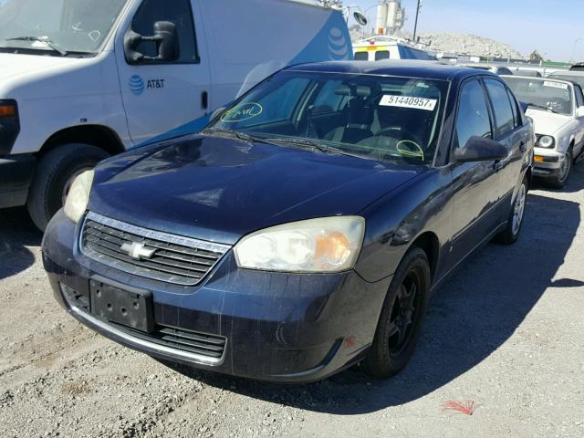 1G1ZT58N17F126301 - 2007 CHEVROLET MALIBU LT BLUE photo 2