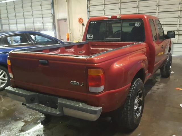 1FTZR15V2XPA77543 - 1999 FORD RANGER SUP RED photo 4