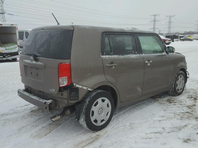 JTLZE4FE1DJ037906 - 2013 TOYOTA SCION XB TAN photo 4