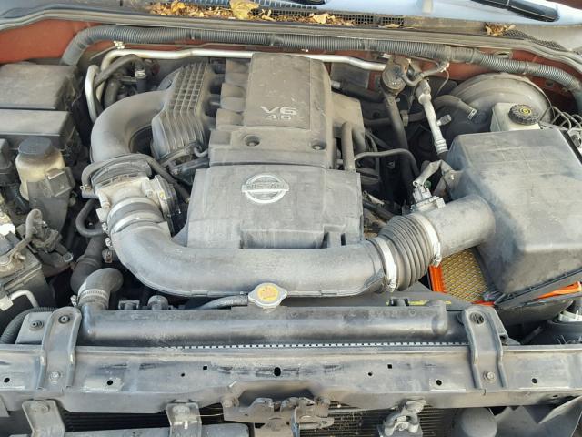 5N1AR18W75C751882 - 2005 NISSAN PATHFINDER MAROON photo 7