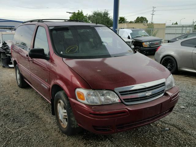 1GNDX13EX1D149687 - 2001 CHEVROLET VENTURE LU BURGUNDY photo 1