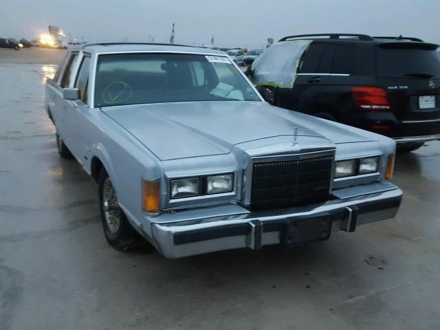 1LNBM82F1KY719643 - 1989 LINCOLN TOWN CAR S BLUE photo 1