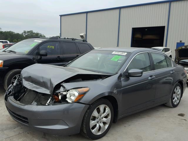 JHMCP26898C026672 - 2008 HONDA ACCORD EXL GRAY photo 2