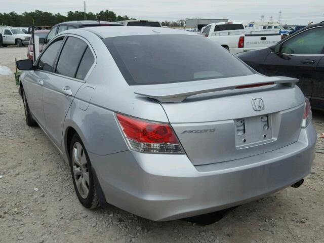 JHMCP26888C044368 - 2008 HONDA ACCORD EXL SILVER photo 3