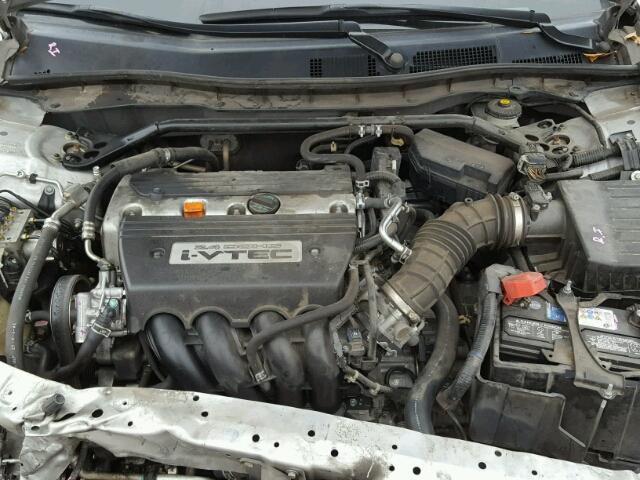 JHMCP26888C044368 - 2008 HONDA ACCORD EXL SILVER photo 7