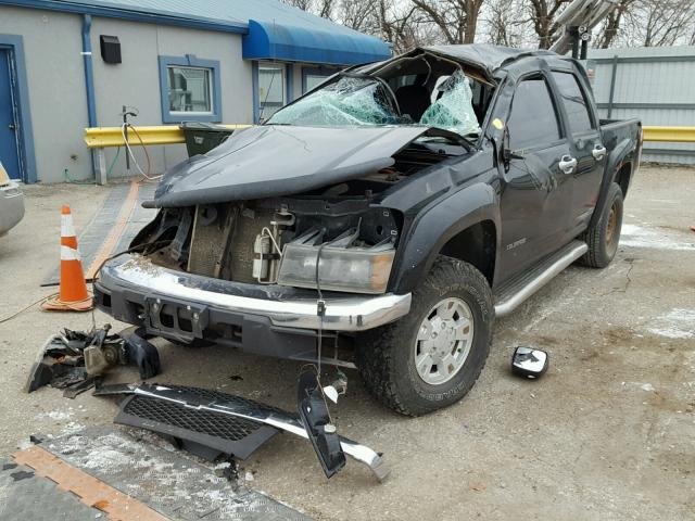 1GCDT136X58124378 - 2005 CHEVROLET COLORADO BLACK photo 2