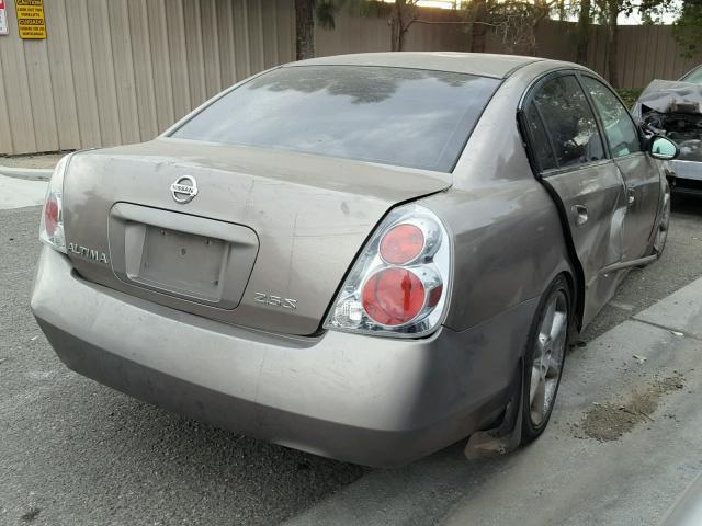 1N4AL11D15C122087 - 2005 NISSAN ALTIMA S TAN photo 4