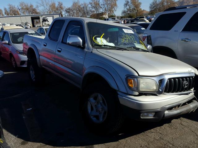 5TEHN72N91Z807785 - 2001 TOYOTA TACOMA DOU SILVER photo 1