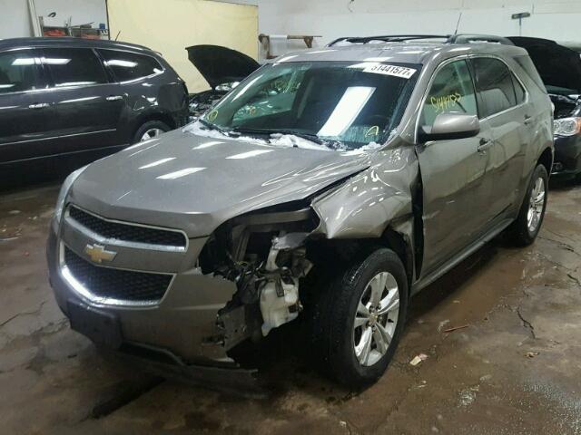 2CNFLEEC5B6442960 - 2011 CHEVROLET EQUINOX LT GRAY photo 2