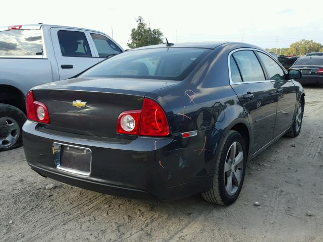 1G1ZC5E1XBF259536 - 2011 CHEVROLET MALIBU 1LT 黑色 照片 4