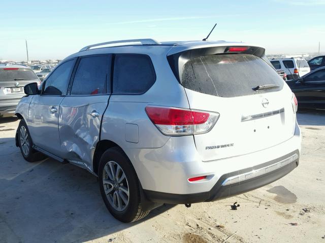 5N1AR2MN2FC677923 - 2015 NISSAN PATHFINDER SILVER photo 3