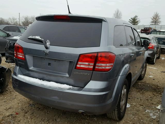 3D4PG4FB5AT238914 - 2010 DODGE JOURNEY SE GRAY photo 4