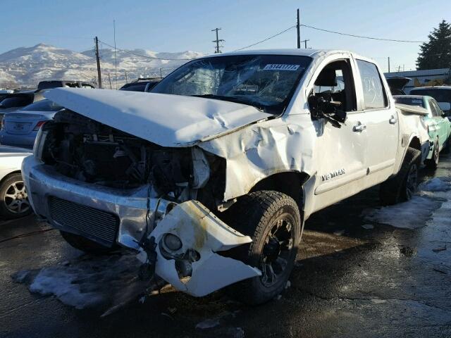 1N6AA07B66N547176 - 2006 NISSAN TITAN XE WHITE photo 2