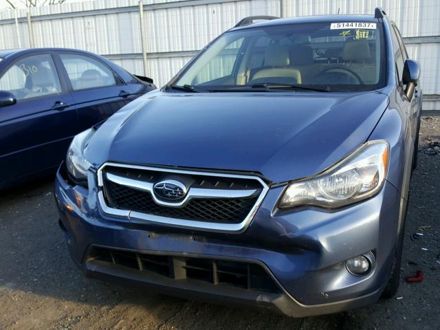 JF2GPACC2D2887991 - 2013 SUBARU XV CROSSTR BLUE photo 9