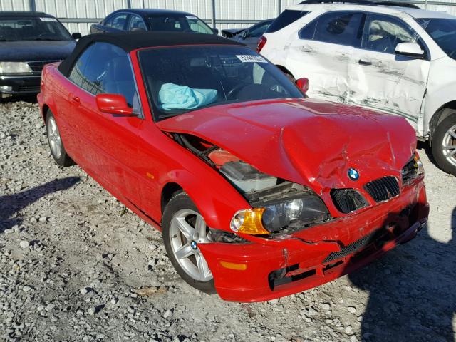 WBABS33402PG85131 - 2002 BMW 325 CI RED photo 1