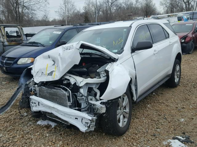 1GNALAEKXEZ136643 - 2014 CHEVROLET EQUINOX LS WHITE photo 2