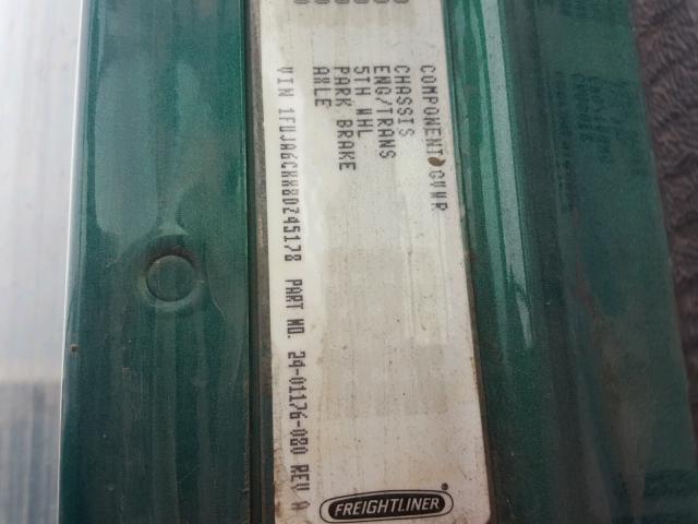 1FUJA6CKX8DZ45178 - 2008 FREIGHTLINER CONVENTION GREEN photo 10