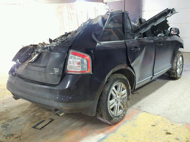 2FMDK48CX7BB12763 - 2007 FORD EDGE SEL BLACK photo 4