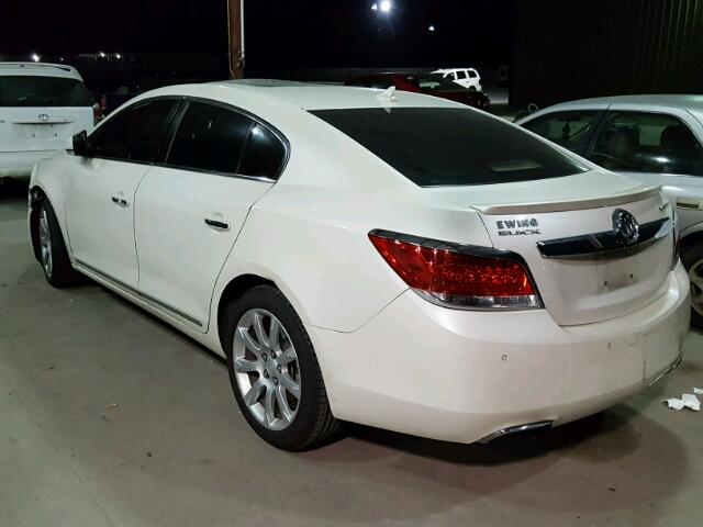 1G4GJ5G33CF250094 - 2012 BUICK LACROSSE T WHITE photo 3