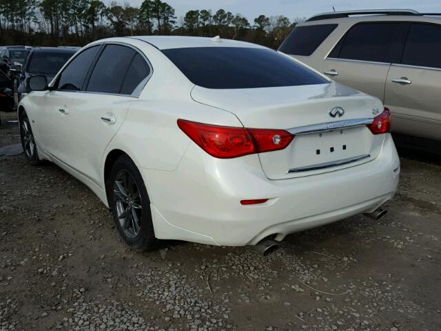 JN1EV7AP1HM743558 - 2017 INFINITI Q50 PREMIU WHITE photo 3