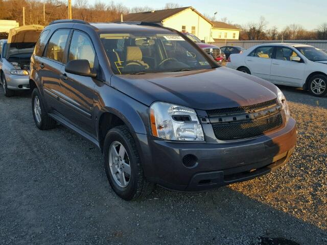 2CNDL13F586074530 - 2008 CHEVROLET EQUINOX LS BROWN photo 1