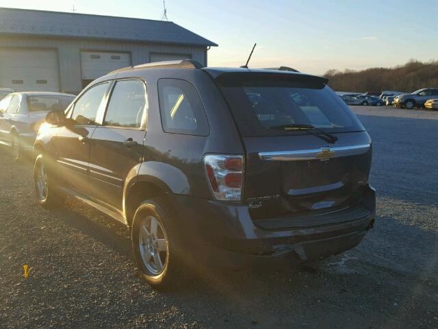 2CNDL13F586074530 - 2008 CHEVROLET EQUINOX LS BROWN photo 3