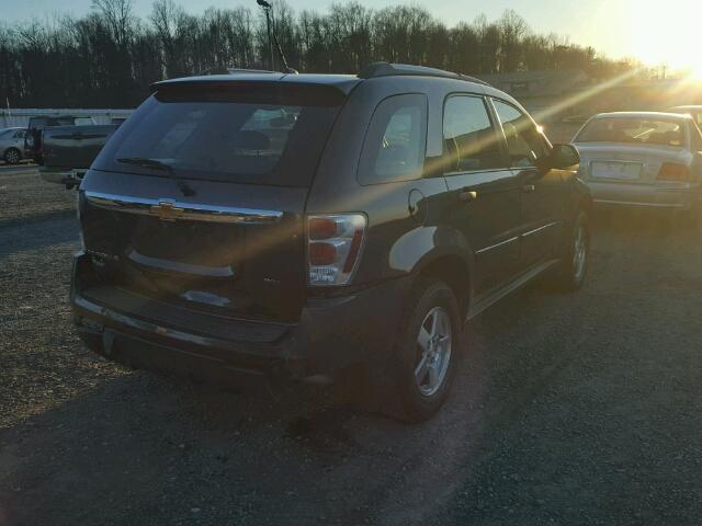 2CNDL13F586074530 - 2008 CHEVROLET EQUINOX LS BROWN photo 4