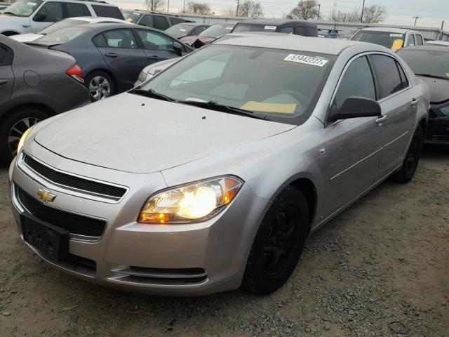 1G1ZG57B98F192513 - 2008 CHEVROLET MALIBU LS SILVER photo 2