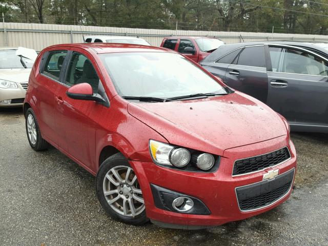 1G1JC6SHXD4248457 - 2013 CHEVROLET SONIC LT RED photo 1