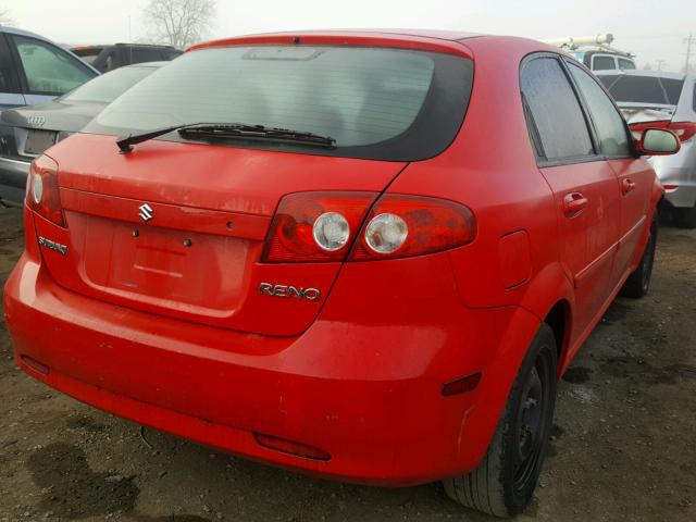 KL5JD66Z47K486401 - 2007 SUZUKI RENO BASE RED photo 4