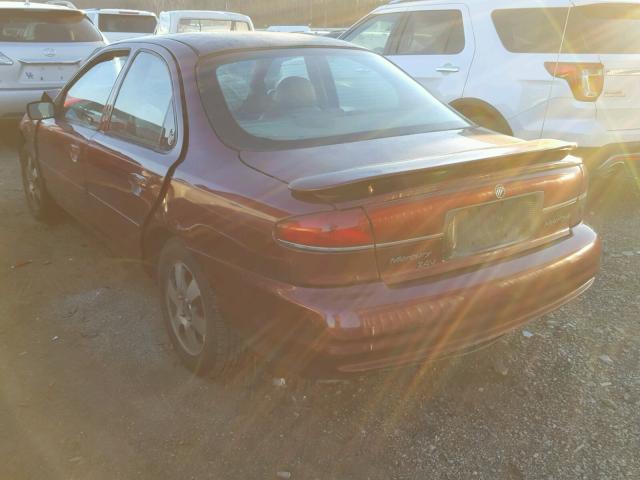 1MEFM66L9XK637016 - 1999 MERCURY MYSTIQUE L MAROON photo 3