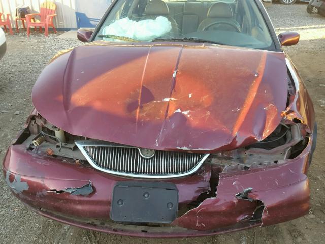 1MEFM66L9XK637016 - 1999 MERCURY MYSTIQUE L MAROON photo 9