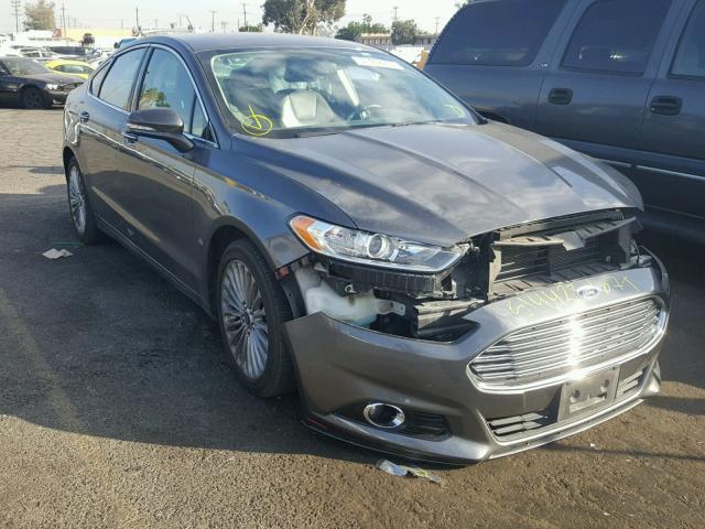 3FA6P0K94GR135385 - 2016 FORD FUSION TIT GRAY photo 1