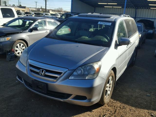 5FNRL38646B077814 - 2006 HONDA ODYSSEY EX GRAY photo 2