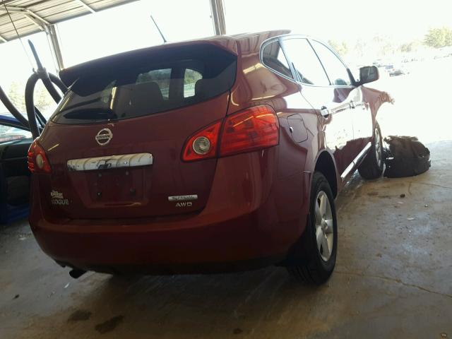 JN8AS5MV7DW652221 - 2013 NISSAN ROGUE S MAROON photo 4