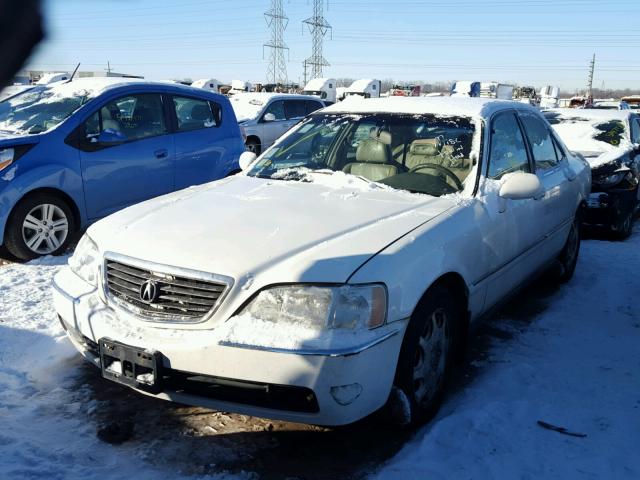 JH4KA9666YC015083 - 2000 ACURA 3.5RL WHITE photo 2