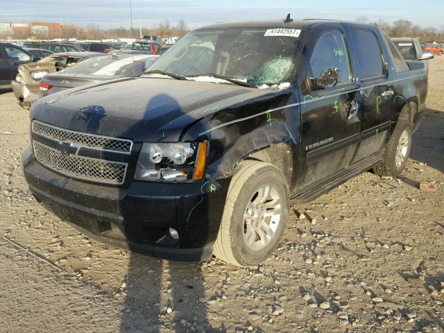 3GNEC22039G266716 - 2009 CHEVROLET AVALANCHE BLACK photo 2