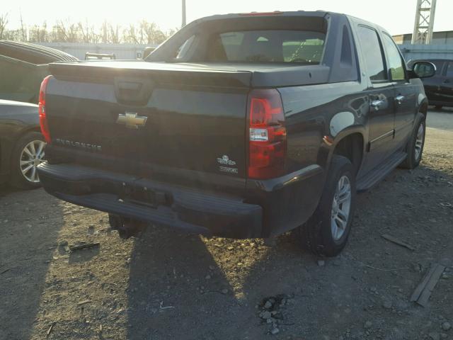 3GNEC22039G266716 - 2009 CHEVROLET AVALANCHE BLACK photo 4