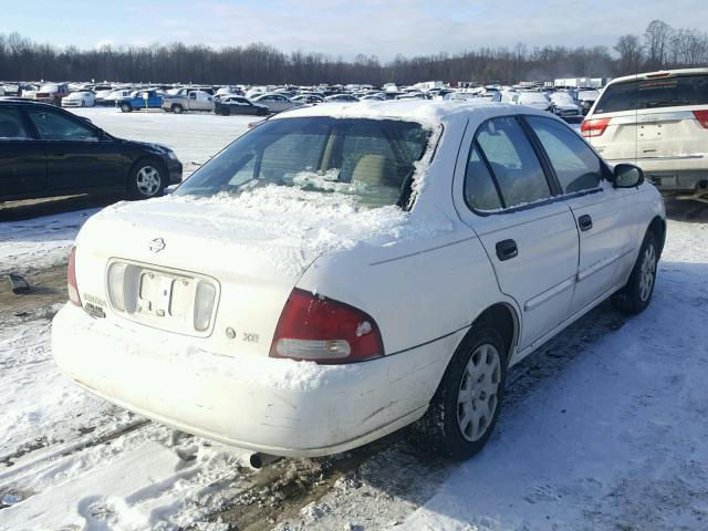 3N1CB51D02L609507 - 2002 NISSAN SENTRA XE WHITE photo 4