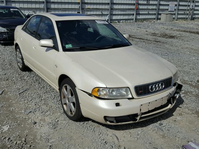 WAURD68D31A134080 - 2001 AUDI S4 2.7 QUA WHITE photo 1