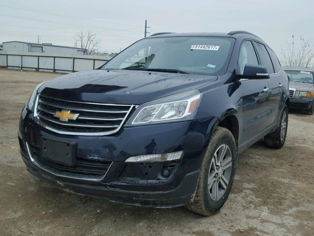 1GNKRHKDXGJ130246 - 2016 CHEVROLET TRAVERSE L BLUE photo 2