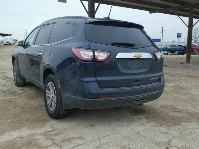 1GNKRHKDXGJ130246 - 2016 CHEVROLET TRAVERSE L BLUE photo 3